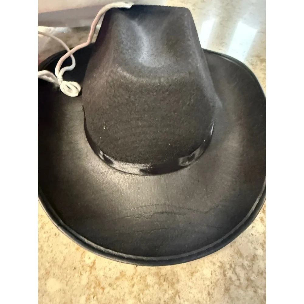 Funny Party Hats 5 Pack Assorted Cowgirl Cowboy Hats Pink Tiara Sheriff Star New